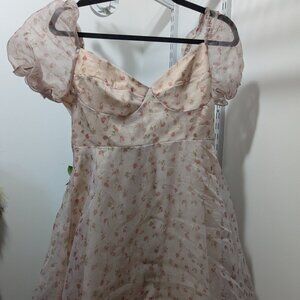 Light floral dress